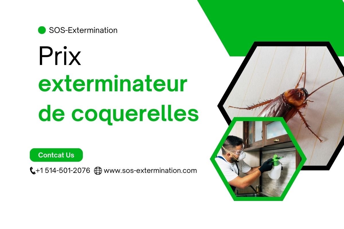 prix d’un exterminateur de coquerelles