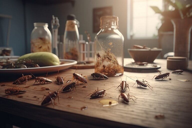 Rats d'égout et insectes dans une cuisine, contrôle antiparasitaire professionnel.