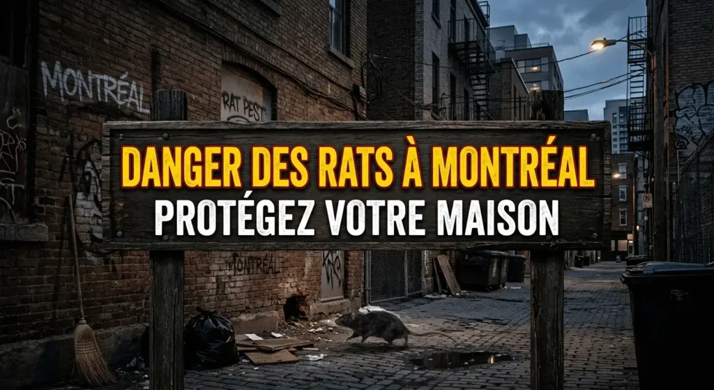 Danger des rats à Montréal